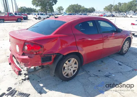 2014 Dodge Avenger Se from USA, damaged, VIN 1C3CDZAB3EN155713
